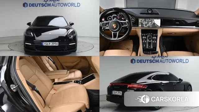 Porsche Panamera (971) 2018 Черный из Кореи