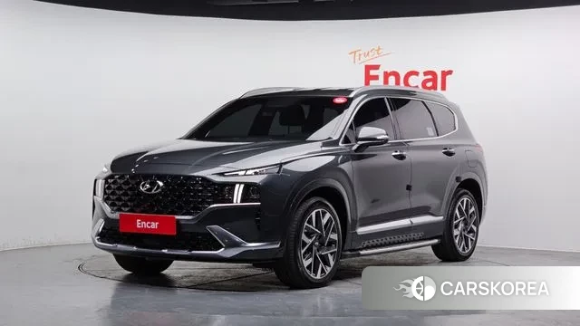 Hyundai The New Santa Fe 2021 Серый из Кореи