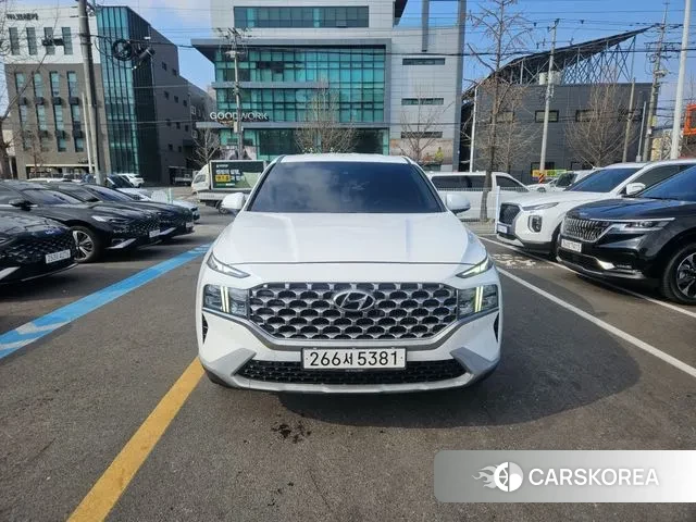 Hyundai The New Santa Fe 2022 Белый из Кореи