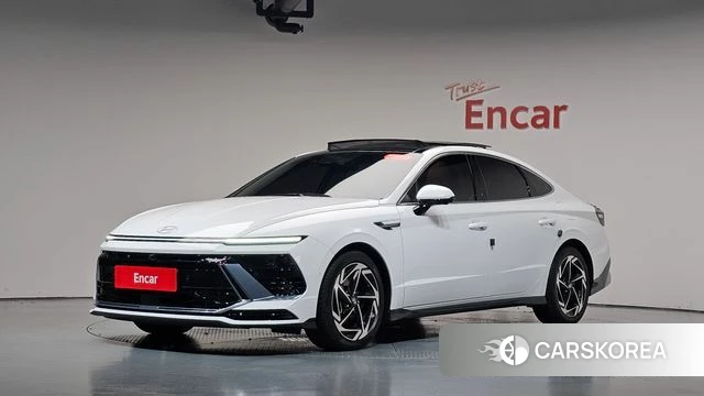 Hyundai Sonata D Edge Hybrid (DN8) 2025 Белый из Кореи