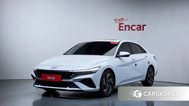 Hyundai The New Avante (CN7) 2025 Белый из Кореи