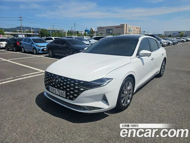 Hyundai The New Grandeur IG Hybrid 2020 Белый из Кореи