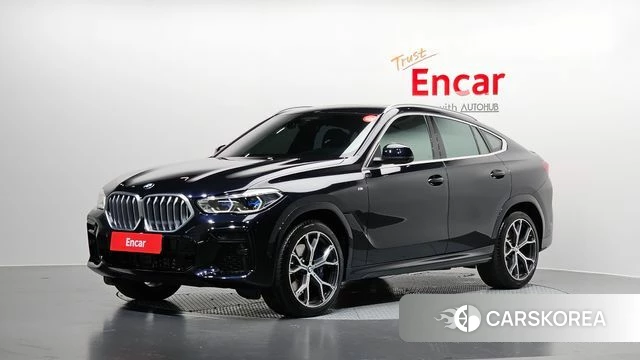 BMW X6 (G06) 2022 Черный из Кореи