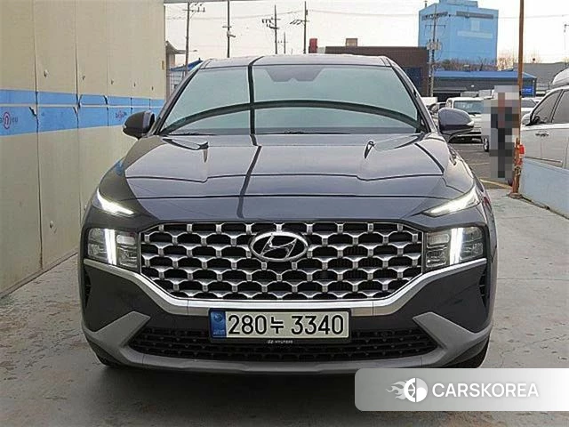 Hyundai The New Santa Fe 2021 Серый из Кореи