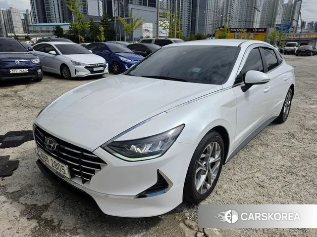 Hyundai Sonata (DN8) 2019 Белый из Кореи