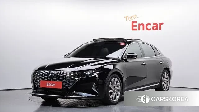 Hyundai The New Grandeur IG Hybrid 2020 Черный из Кореи