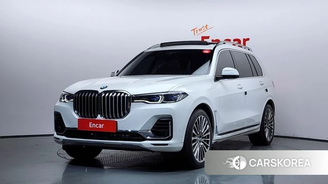 BMW X7 (G07) 2021 Белый из Кореи