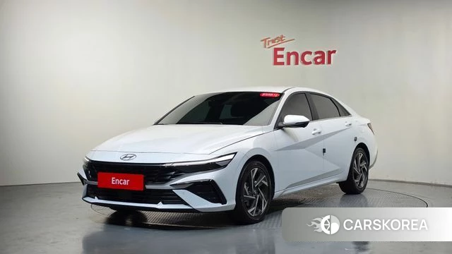 Hyundai The New Avante (CN7) 2023 Белый из Кореи