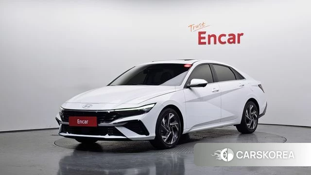 Hyundai The New Avante (CN7) 2023 Белый из Кореи