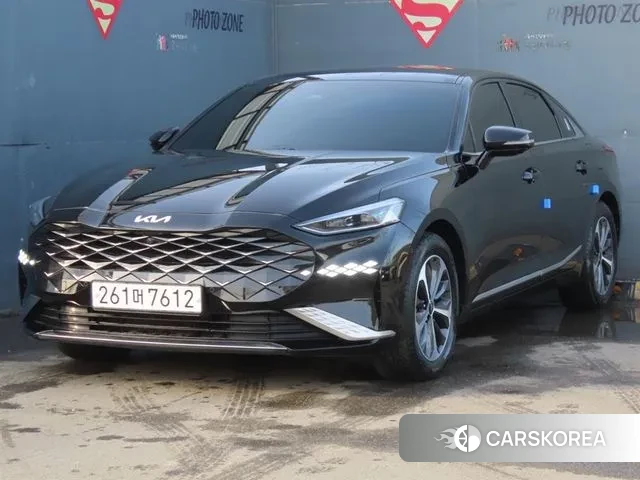 Kia K8 Hybrid 2022 Черный из Кореи