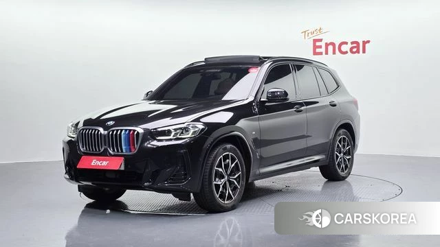 BMW X3 (G01) 2022 Черный из Кореи