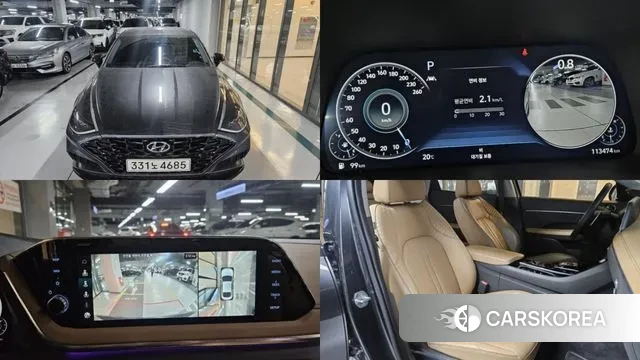 Hyundai Sonata (DN8) 2022 Серый из Кореи