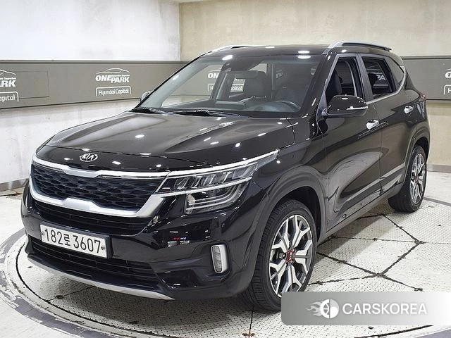Kia Seltos 2019 Черный из Кореи