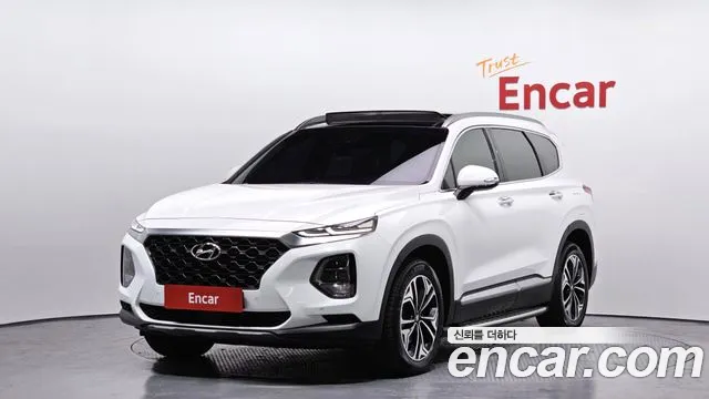 Hyundai Santa Fe TM 2019 Белый из Кореи