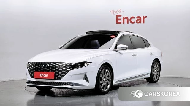 Hyundai The New Grandeur IG Hybrid 2020 Белый из Кореи