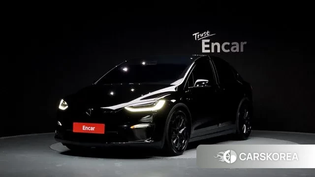Tesla Model X 2023 Черный из Кореи