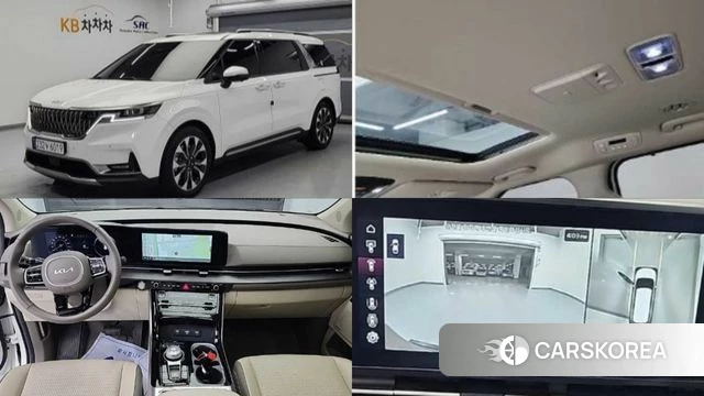 Kia Carnival 4th generation 2023 Белый из Кореи