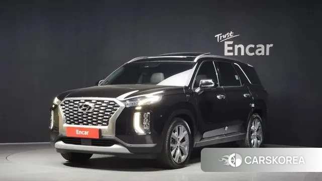 Hyundai Palisade 2022 Черный из Кореи