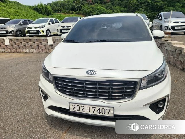 Kia The New Carnival 2019 Белый из Кореи
