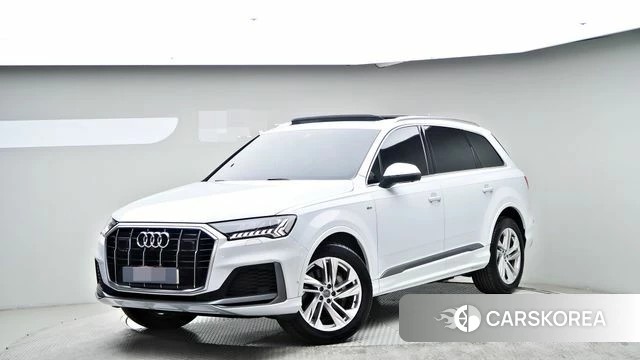 Audi Q7 (4M) 2021 Белый из Кореи