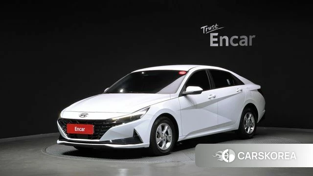 Hyundai Avante (CN7) 2021 Белый из Кореи