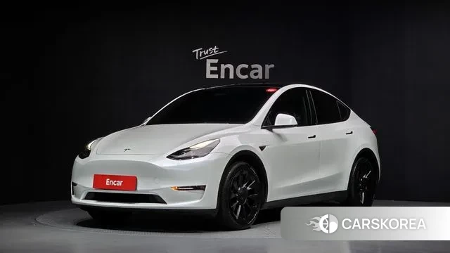Tesla Model Y 2023 Белый из Кореи