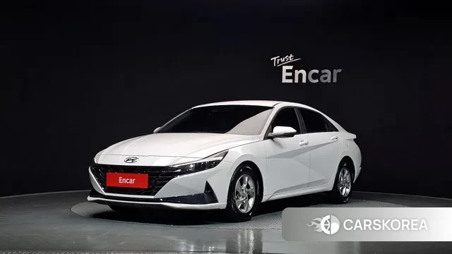 Hyundai Avante (CN7) 2022 Белый из Кореи