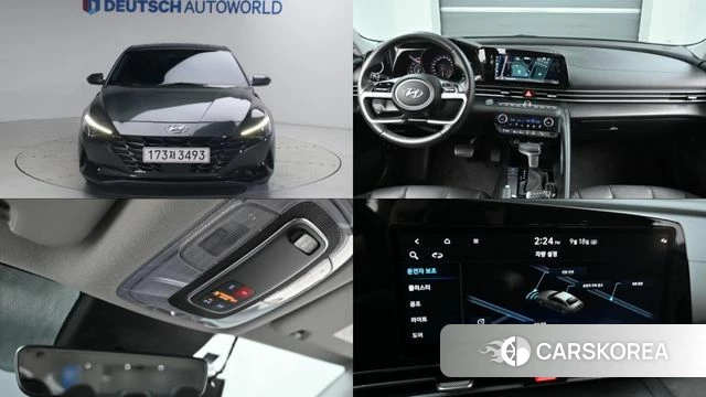 Hyundai Avante (CN7) 2021 Серый из Кореи
