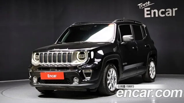 Jeep Renegade 2021 Черный из Кореи