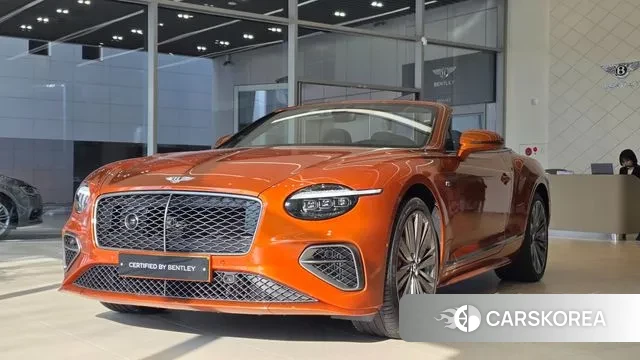 Bentley Continental GT 4th Generation 2025 Оранжевый из Кореи