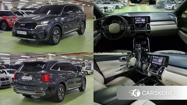 Kia The New Sorento 4th Generation 2022 Серый из Кореи