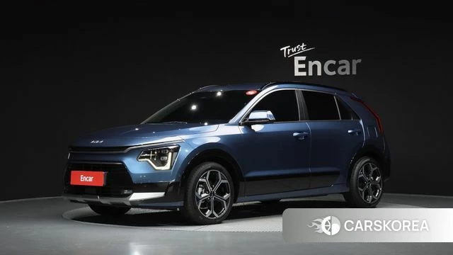 Kia Di Ol Nu Niro 2022 Синий из Кореи