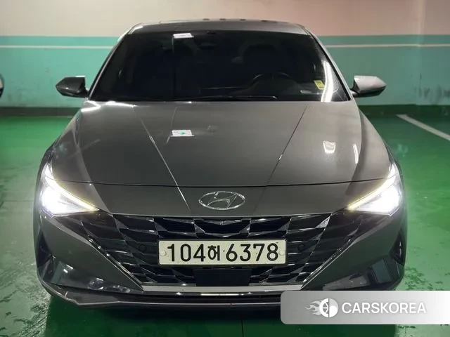 Hyundai Avante (CN7) 2020 Серый из Кореи