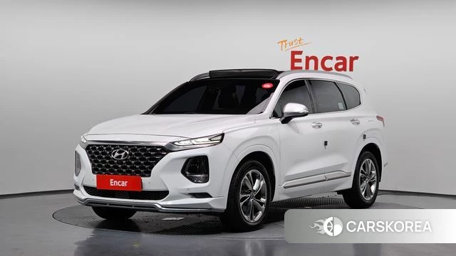 Hyundai Santa Fe TM 2019 Белый из Кореи