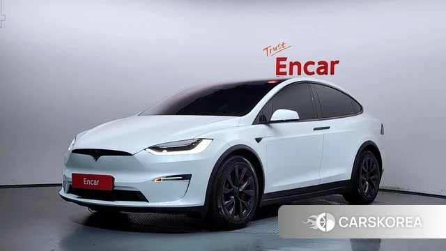 Tesla Model X 2023 Белый из Кореи