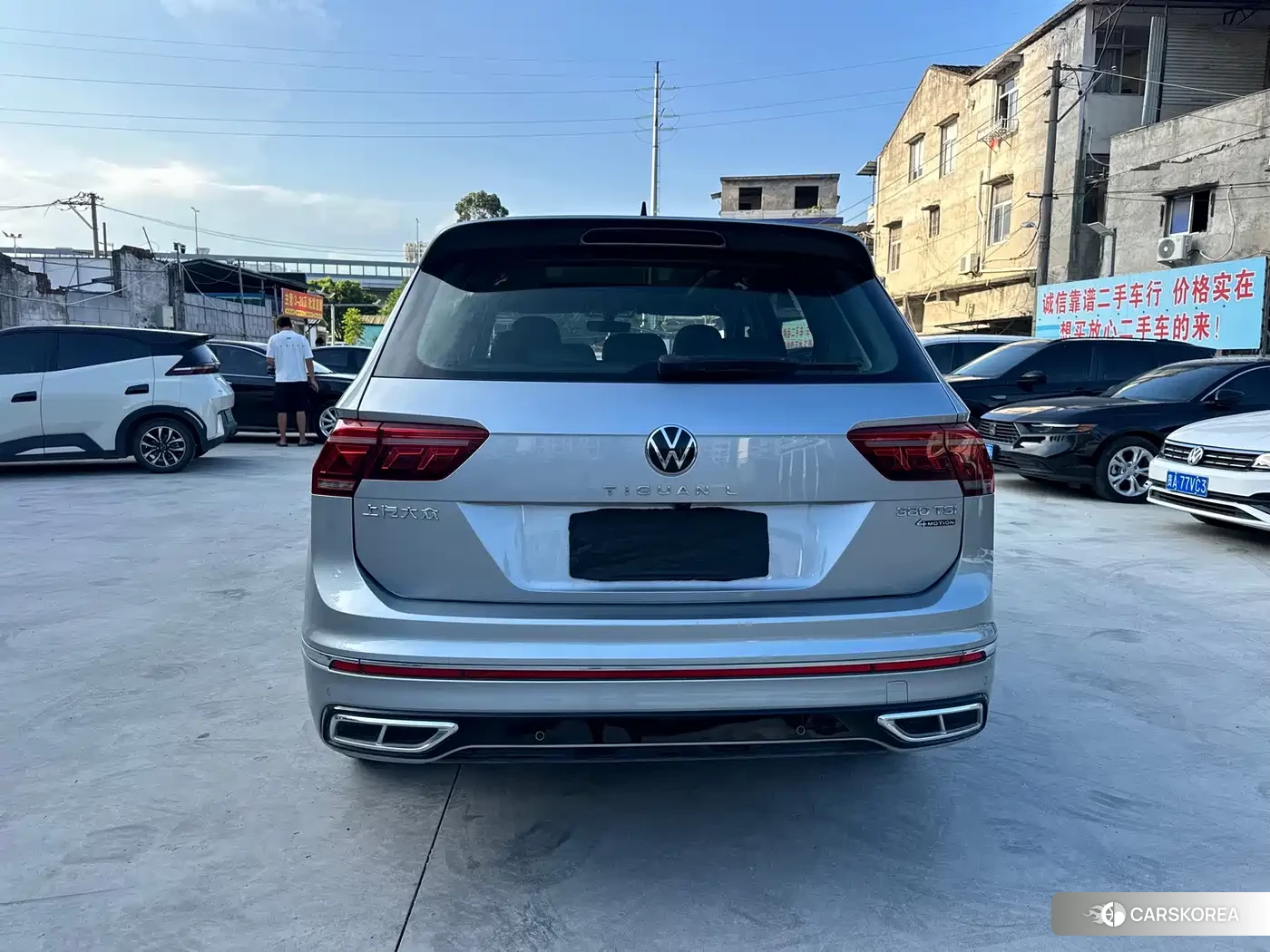 Volkswagen Tiguan L 2021 Silver/gray из Китая, фото 2
