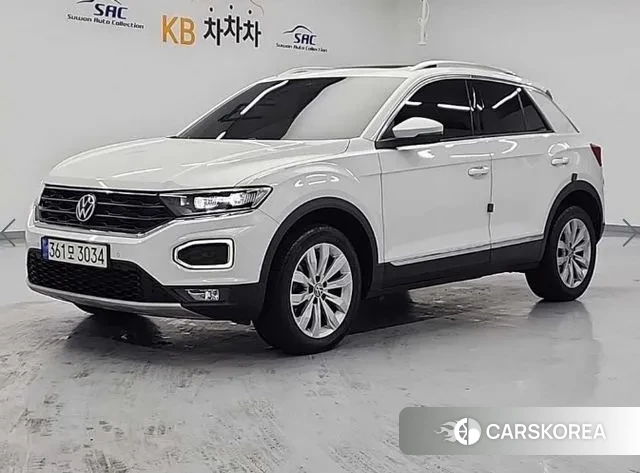 Volkswagen T-Roc 2021 Белый из Кореи