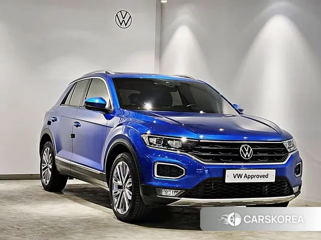 Volkswagen T-Roc 2021 Синий из Кореи