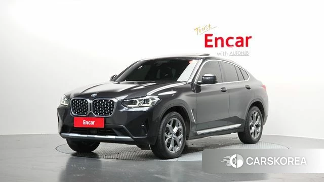 BMW X4 (G02) 2022 Серый из Кореи