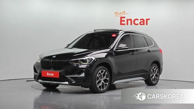 BMW X1 (F48) 2021 Черный из Кореи