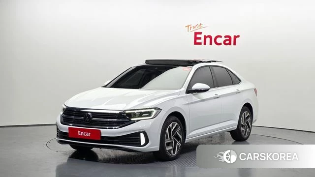 Volkswagen 7th Generation of Jetta 2022 Белый из Кореи