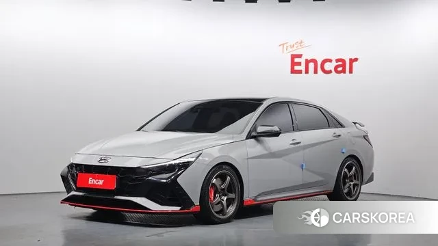 Hyundai Avante (CN7) 2021 Серебристо-серый из Кореи
