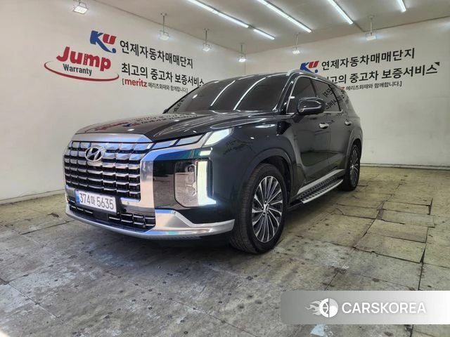 Hyundai The New Palisade 2022 Темно-зеленый из Кореи