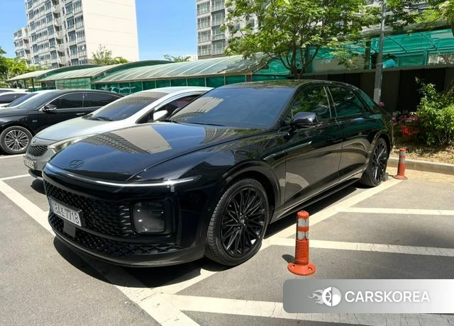 Hyundai Grandeur (GN7) 2024 Черный из Кореи
