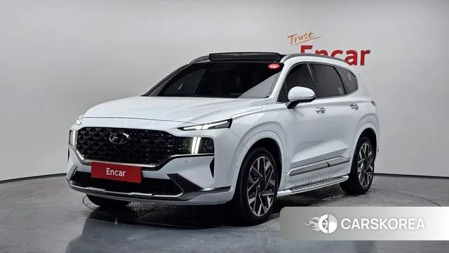 Hyundai The New Santa Fe 2022 Белый из Кореи