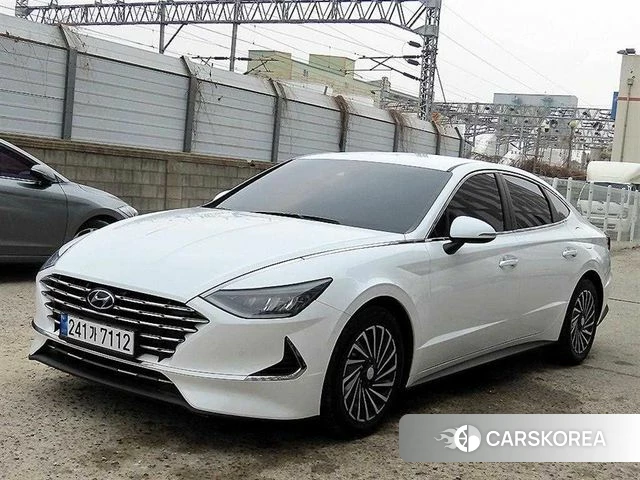 Hyundai Sonata Hybrid (DN8) 2021 Белый из Кореи