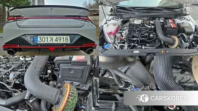 Hyundai Avante (CN7) 2021 Серый из Кореи