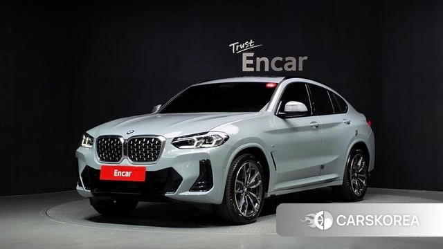 BMW X4 (G02) 2025 Небесно-голубой из Кореи
