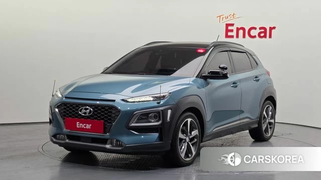 Hyundai Kona 2018 Небесно-голубой из Кореи