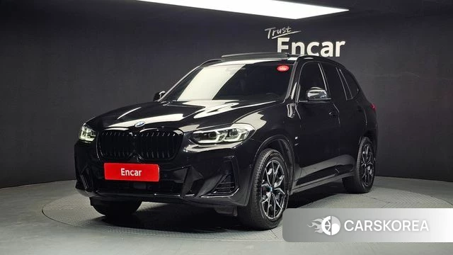 BMW X3 (G01) 2022 Черный из Кореи